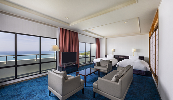 Classic Junior Suite (Japanese-Western Style Room) Ocean View