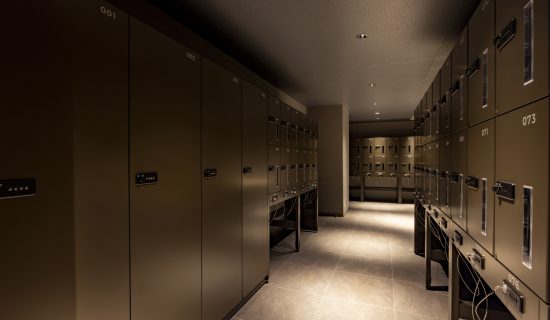 Locker room