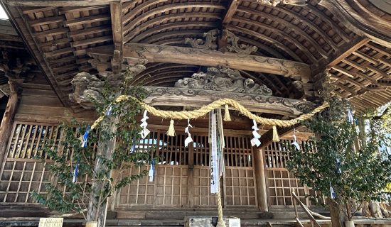 與やせかし先生有淵源的地方探訪~大川上美良布神社~