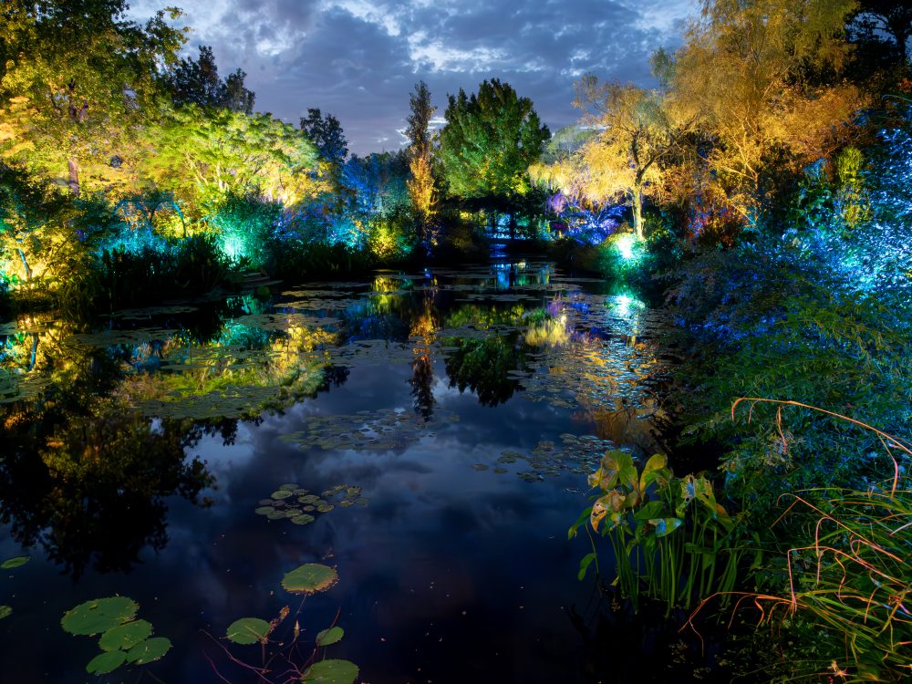 Night Canvas of Monet《莫奈之庭》夜間畫布